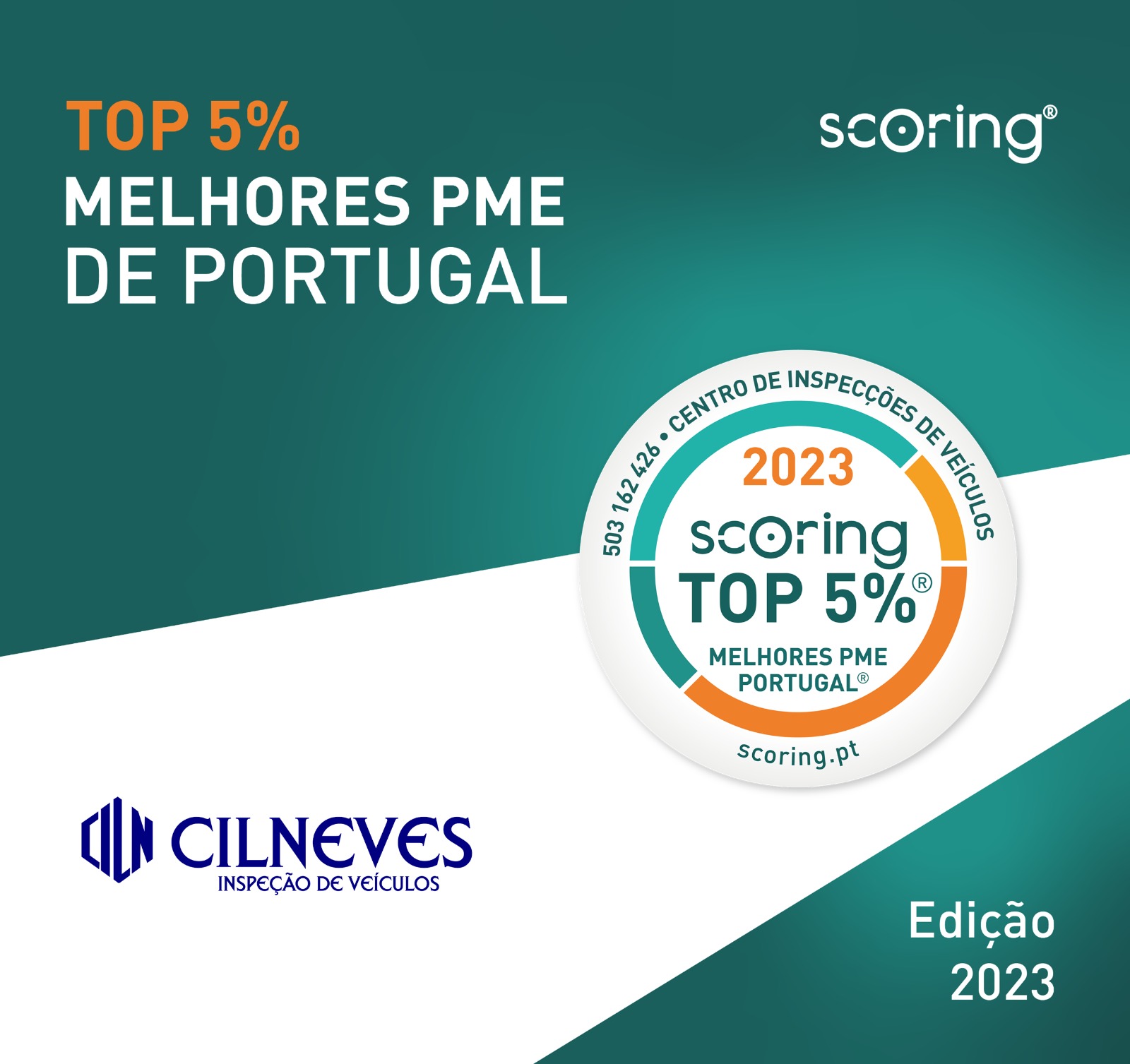 CILNeves no Top 5% melhores PME de Portugal